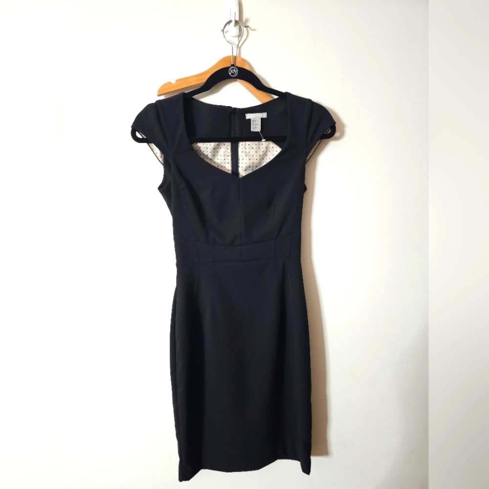 H&M Pencil  black little dress size 2